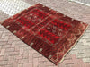 Vintage Turkish Handmade Wool Rug 210 cm x 171 cm