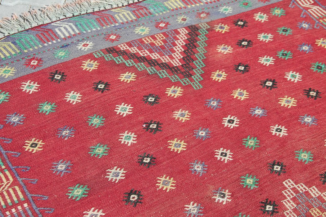 Vintage Turkish Kilim 150x226 cm Käsintehty villamatto