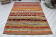 Vintage Turkish Kilim Area Rug 175Cm X 241Cm #487