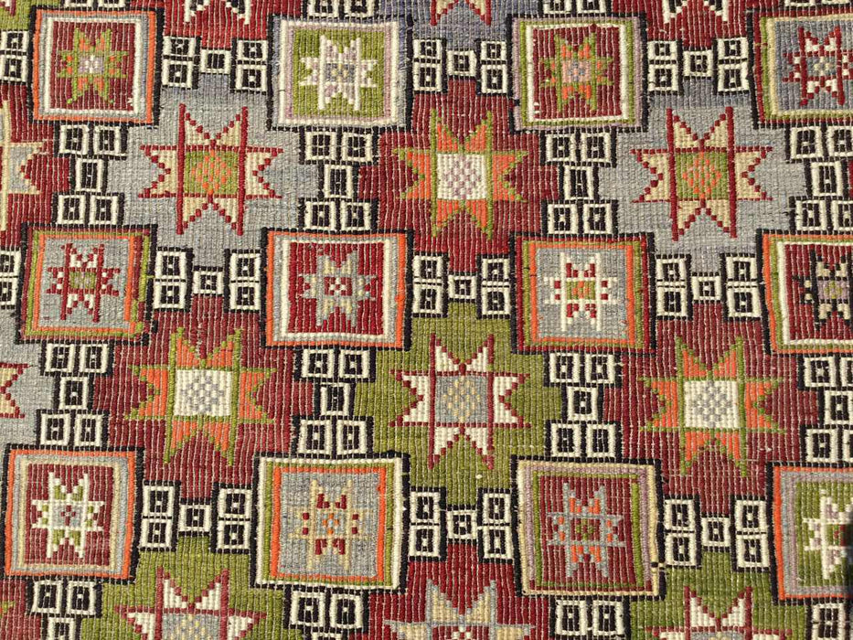 Tappeto vintage turco Kilim 192 cm x 262 cm n. 637