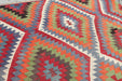 Vintage Turkish Kilim Diamond Pattern 198x348 cm #764