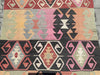 Vintage Turkish Kilim Hallway Runner 274cm x 97cm
