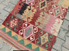 Vintage Turkish Kilim Hallway Runner 274cm x 97cm