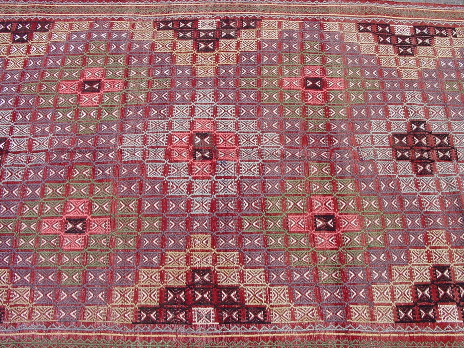 Vintage Turkish Kilim Hallway Runner 310x173 cm #377