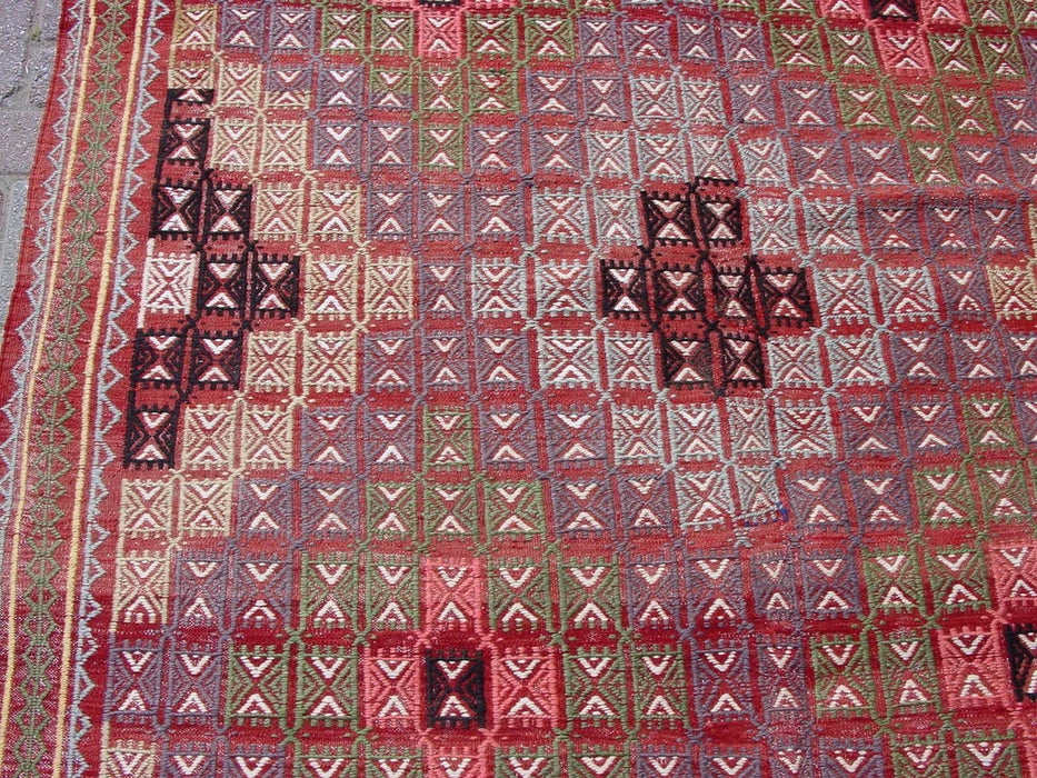 Vintage Turkish Kilim Hallway Runner 310x173 cm #377