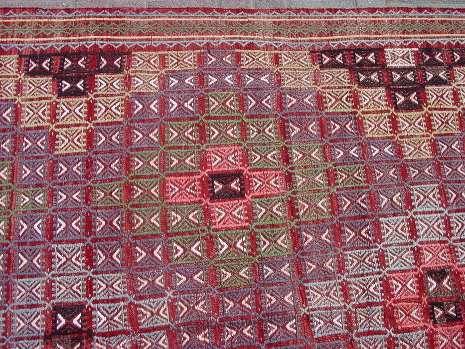 Vintage Turkish Kilim Hallway Runner 310x173 cm #377