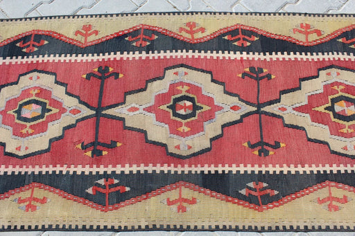 Vintage Turkish Kilim Hallway Runner 426Cm X 80Cm