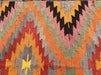 Vintage Turkish Kilim Hallway Runner Rug 215 cm x 91 cm