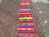 Vintage Turkish Kilim Hallway Runner Rug 220cm x 50cm