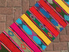 Vintage Turkish Kilim Hallway Runner Rug 220cm x 50cm