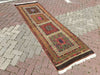 Vintage Turkish Kilim Hallway Runner Rug 256cm x 84cm