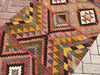 Vintage Turkish Kilim Hallway Runner Rug 365cm x 98cm