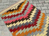 Vintage Turkish Kilim Hallway Runner Rug 378cm x 102cm