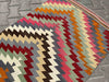 Vintage Turkish Kilim Hallway Runner Rug 378cm x 102cm