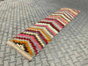 Vintage Turkish Kilim Hallway Runner Rug 378cm x 102cm