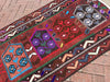 Vintage Turkish Kilim Hallway Runner Rug 442cm x 102cm