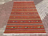 Vintage Turkish Kilim Ocho 150cm x 269cm Handwoven Rug