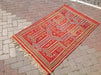 Vintage Turkish Kilim Rug 101cm x 165cm Handwoven Wool