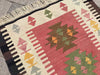 Vintage Turkish Kilim Rug 109cm x 79cm #221