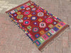 Vintage Turkish Kilim Rug 122cm x 72cm Handmade Artisan Piece