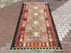 Vintage Turkish Kilim Rug 129cm x 254cm Handwoven