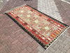 Vintage Turkish Kilim Rug 129cm x 254cm Handwoven