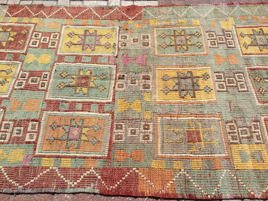 Vintage Turkish Kilim -matto 138cm x 239cm #648