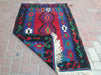 Vintage Turkish Kilim Rug 141cm x 89cm Handwoven Wool