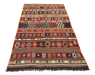 Vintage Turkish Kilim Rug 147cm x 251cm Handcrafted #619