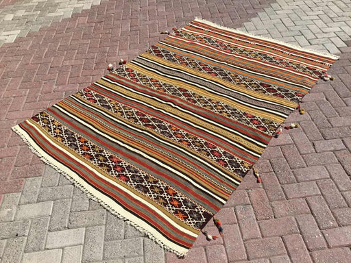 Vintage Turkish Kilim -matto 152cm x 223cm #646