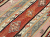 Vintage Turkish Kilim Rug 157cm x 121cm 70 Years Old