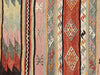 Vintage Turkish Kilim Rug 157cm x 121cm 70 Years Old