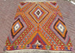 Vintage Turkish Kilim Rug 168cm x 241cm Handwoven Design