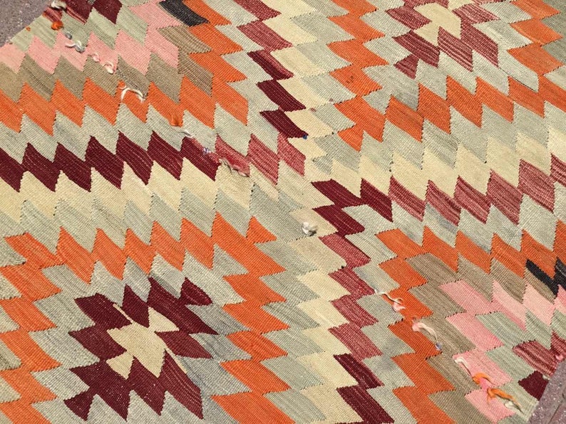 Vintage Turkish Kilim Rug 171cm x 113cm #208