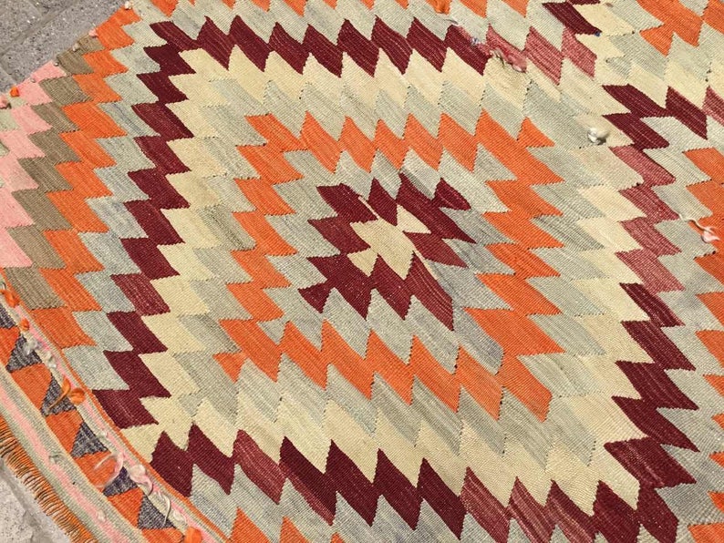 Vintage Turkish Kilim Rug 171cm x 113cm #208