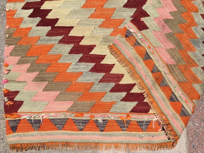 Vintage Turkish Kilim Rug 171cm x 113cm #208