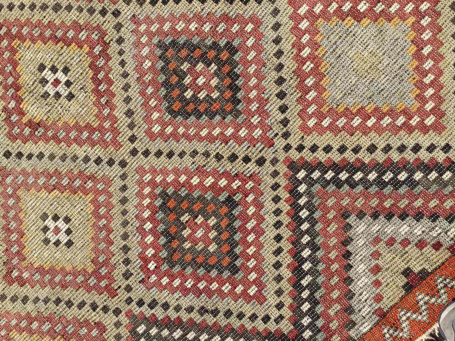 Vintage Turkish Kilim -matto 180x355 cm Käsinsolmittu #617