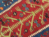 Vintage Turkish Kilim Rug 186cm x 96cm Hand Woven Wool