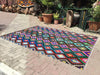 Vintage Turkish Kilim Rug 209cm x 292cm Hand-Knotted