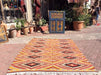 Vintage Turkish Kilim Rug 213cm x 154cm Handmade Wool
