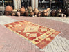 Vintage Turkish Kilim Rug 235 cm x 134 cm Authentic Design