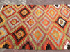 Vintage Turkish Kilim Rug 250cm x 156cm Handwoven Wool