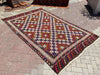 Vintage Turkish Kilim Rug 250cm x 164cm Handcrafted Wool