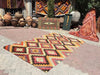 Vintage Turkish Kilim Rug 251cm x 161cm Handcrafted Design