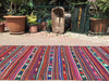 Vintage Turkish Kilim Rug 256cm x 122cm Wool Cotton