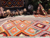 Vintage Turkish Kilim Rug 256cm x 160cm Wool Cotton