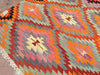 Vintage Turkish Kilim Rug 256cm x 160cm Wool Cotton