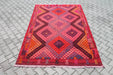 Vintage Turkish Kilim Rug 257Cm X 168Cm Handmade Wool