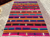 Vintage Turkish Kilim Rug 258cm x 164cm Handwoven Wool Cotton