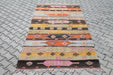 Vintage Turkish Kilim Rug 269cm x 152cm Handwoven Wool
